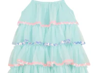 Billieblush многоярусное платье с рюшами