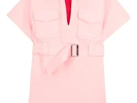 Lanvin Enfant belted pocket dress