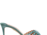 Aquazzura Tequila Mules мюли на шпильке, синий