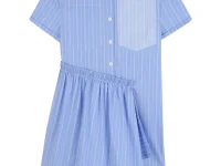 Dkny Kids платье в полоску с асимметричным подолом
