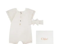Chloe Kids комплект с кружевной отделкой и повязкой на голову