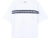 Lanvin футболка с круглым вырезом белая детская