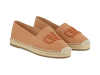 Chloe Kids logo-embroidered espadrilles — бежевые