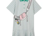 Marc Jacobs Kids повседневное платье в полоску с оборками x Disney