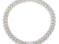 DARKAI XL Cuban цепь серебристая