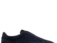 Magnanni слипоны замшевые плетёные синие