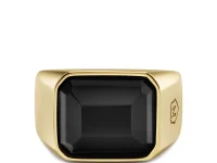 Nialaya Jewelry перстень-печатка с цирконием