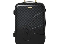 Sprayground Spritz Checkerboard Shark сумка-чемодан на колёсах