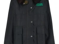 Barbour Пальто-дафлкот клетчатое с капюшоном