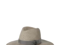 Brunello Cucinelli Федора из соломы с кожаным ремешком