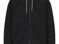 Burberry худи с фирменной клеткой, чёрное
