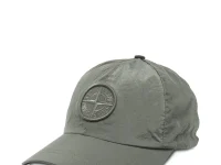 Stone Island бейсболка с логотипом зелёная