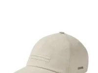 Zegna Oasi Linen бейсболка бежевая