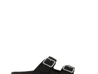 BIRKENSTOCK 1774 Arizona — сандалии из кожи телёнка, чёрные