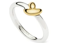 Missoma x Lucy Williams Disc Mixed Ring — кольцо двухтонное