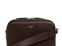 Coach Radio Camera сумка через плечо кожаная коричневая