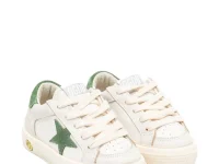 Golden Goose May кроссовки детские бежевые