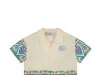 Etro Kids рубашка с цветочным принтом