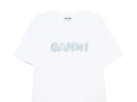 Ganni футболка с логотипом