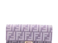 Fendi Baguette Mini клатч фиолетовый