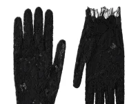 Manière De Voir перчатки Rhea lace gloves чёрные кружевные