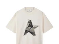 Golden Goose футболка с принтом звёзд