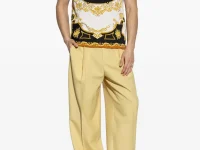 Versace поло с принтом