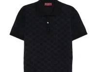Gucci поло с монограммным узором GG