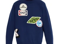 Kenzo свитер с круглым вырезом и длинным рукавом