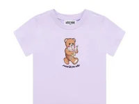 Moschino Kids футболка с принтом мишки