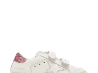 Golden Goose May School кроссовки с глиттером для девочек