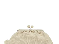 Max Mara Pasticcino клатч средний бежевый с цепочкой