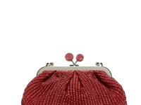 Max Mara Weekend Pasticcino Small — клатч из рафии, розовый