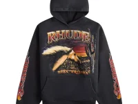 RHUDE Mesa Stallion худи, чёрный