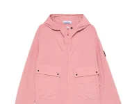 Stone Island куртка с капюшоном и накладными карманами