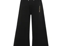 Calvin Klein Kids брюки на кулиске чёрные широкие