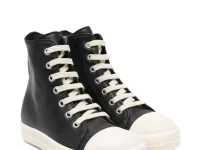 Rick Owens кроссовки на шнурках детские чёрные