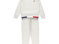 Moncler Enfant спортивный костюм с нашивкой логотипа