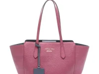 Gucci Pre-Owned сумка-тоут Swing из телячьей кожи, розовый