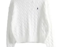 Polo Ralph Lauren свитер вязаный косами хлопковый