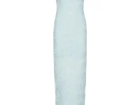 ROTATE BIRGER CHRISTENSEN floral mesh tube maxi dress