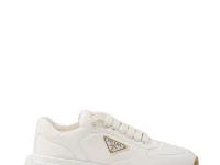 Prada Prax 01 кроссовки белые кожаные