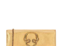 Roberto Cavalli Serpentine Chain Wallet, золотой