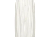 ROTATE BIRGER CHRISTENSEN Balloon Trousers белые брюки с драпировкой