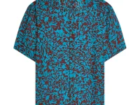 Dries Van Noten рубашка с коротким рукавом и цветочным принтом