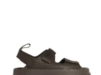 UGG GoldenGlow босоножки на платформе с тиснёными ремешками