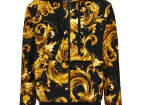 Versace Jeans Couture худи с барочным принтом на молнии
