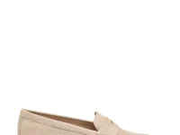 Santoni лоферы с круглым носком и пенни-ремешком