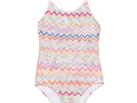 Missoni Kids слитный купальник с зигзагом