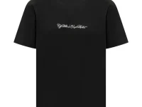 Off-White футболка с принтом на спине Arrow Script